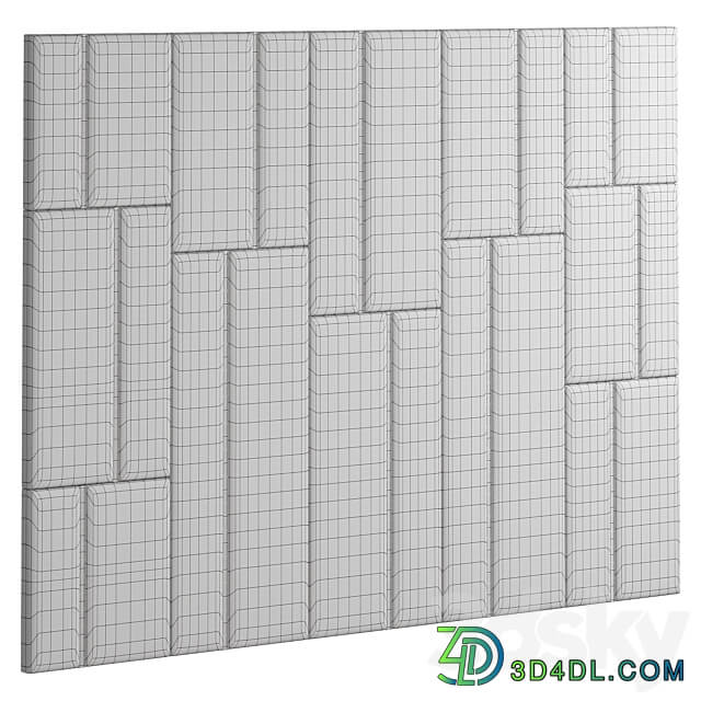 Decorative wall panel 12 3D Models