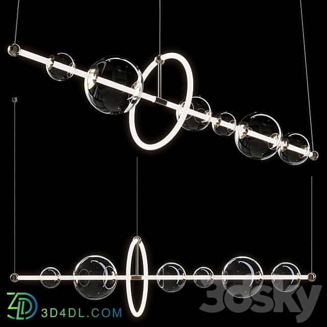 Pendant lamp Loft IT Alpha 10126 1200 Pendant light 3D Models