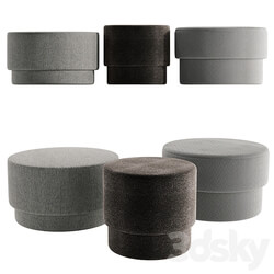 Pouffe set Normann Copenhagen 3D Models 