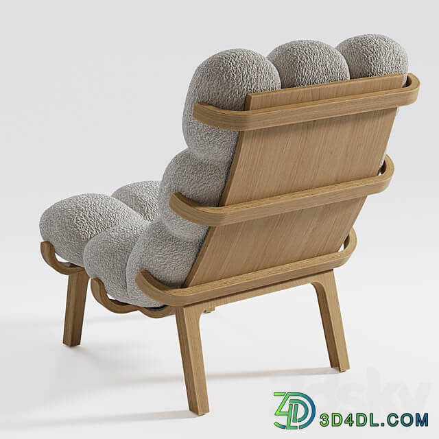 Armchair and pouffe NUAGE by SOLLEN 3D Models