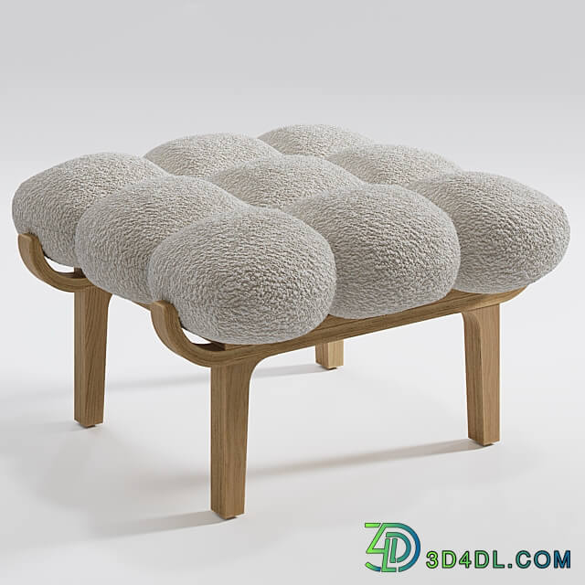 Armchair and pouffe NUAGE by SOLLEN 3D Models