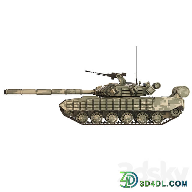 Tank T 64 BV 2017 3D Models