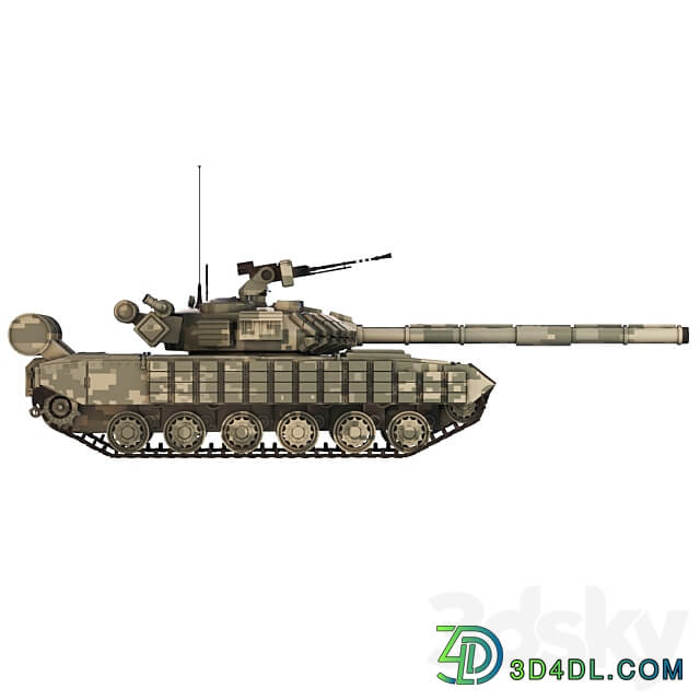 Tank T 64 BV 2017 3D Models