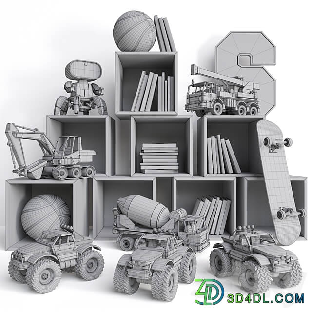 Kids toys 3D Models