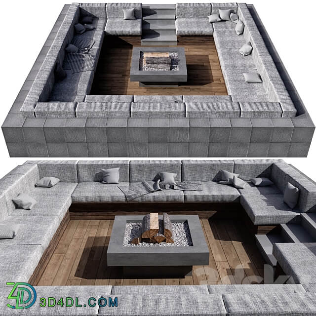 OUTDOOR SITTING AREA NO1 Other 3D Models