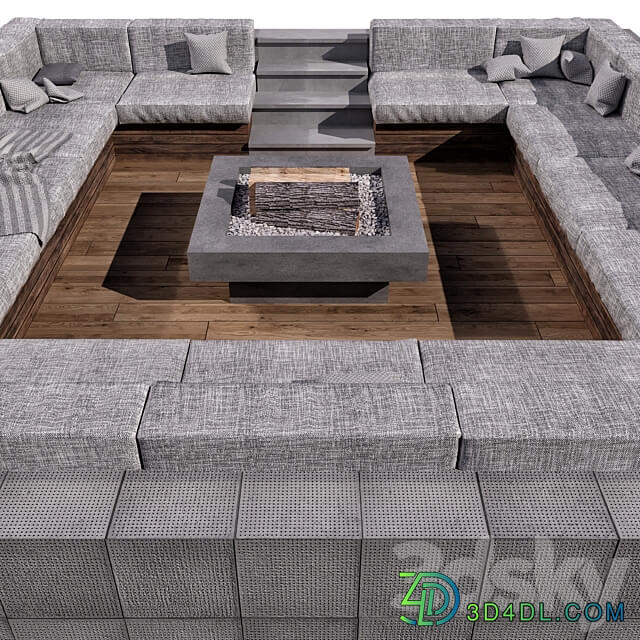 OUTDOOR SITTING AREA NO1 Other 3D Models