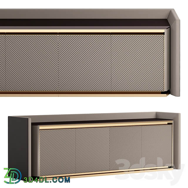 Elve Luxury Sideboard Chest of drawer 3D Models