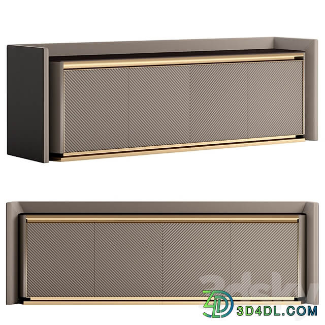 Elve Luxury Sideboard Chest of drawer 3D Models