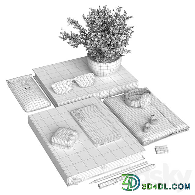 decorative set 6 3D Models