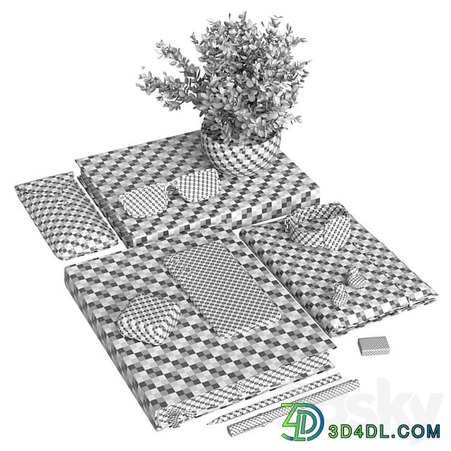 decorative set 6 3D Models