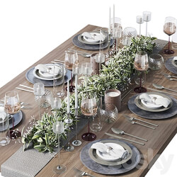 Table setting 005 3D Models 