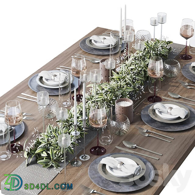 Table setting 005 3D Models