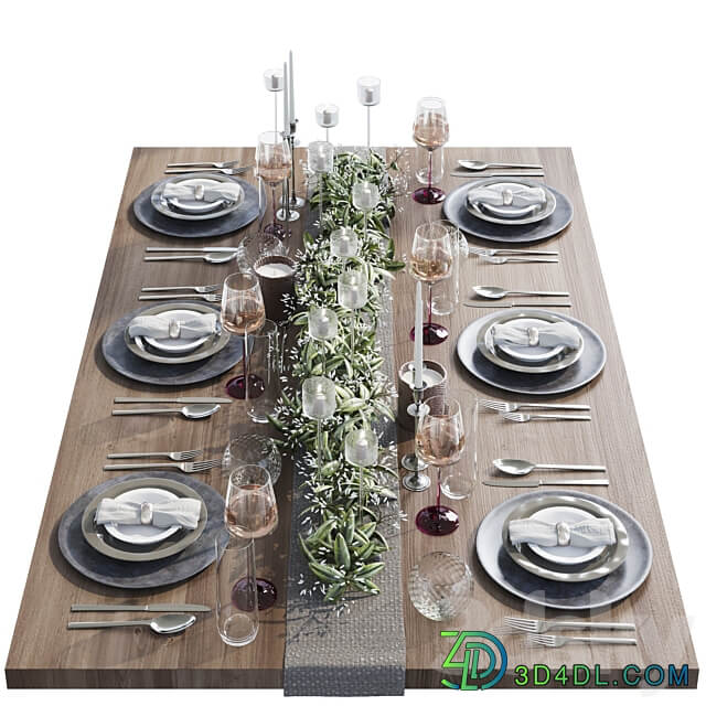 Table setting 005 3D Models