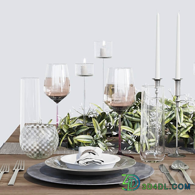 Table setting 005 3D Models