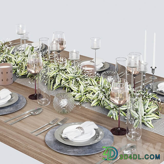 Table setting 005 3D Models