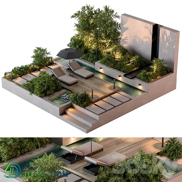 Landscape Furniture Backyard 70 Other 3D Models