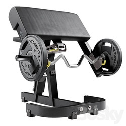 Technogym Scott Bench Pure 3D Models 