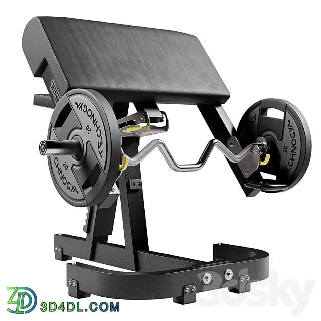 Technogym Scott Bench Pure 3D Models