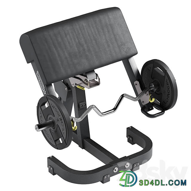 Technogym Scott Bench Pure 3D Models