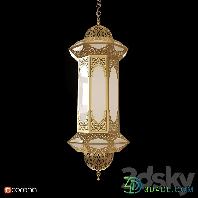 ZEKE CEILING PENDANT ML596 Pendant light 3D Models