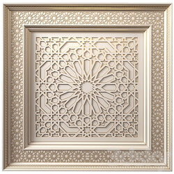 Ceiling in oriental style .Arabic Classic Ceiling .Oriental Ceiling Classic 3D Models 