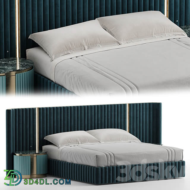 visionnaire leonardo bed Bed 3D Models