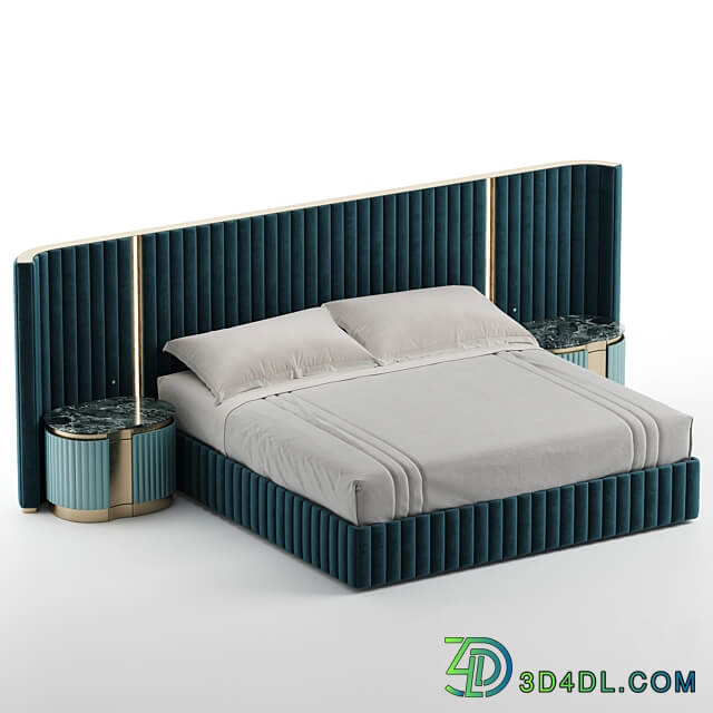 visionnaire leonardo bed Bed 3D Models