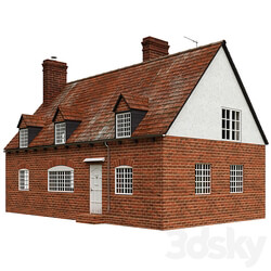 Classic house in the England style 3D Models 