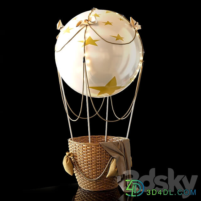 Hot air balloon Miscellaneous 3D Models