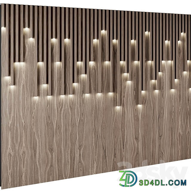 Wall panel set 2 3D Models