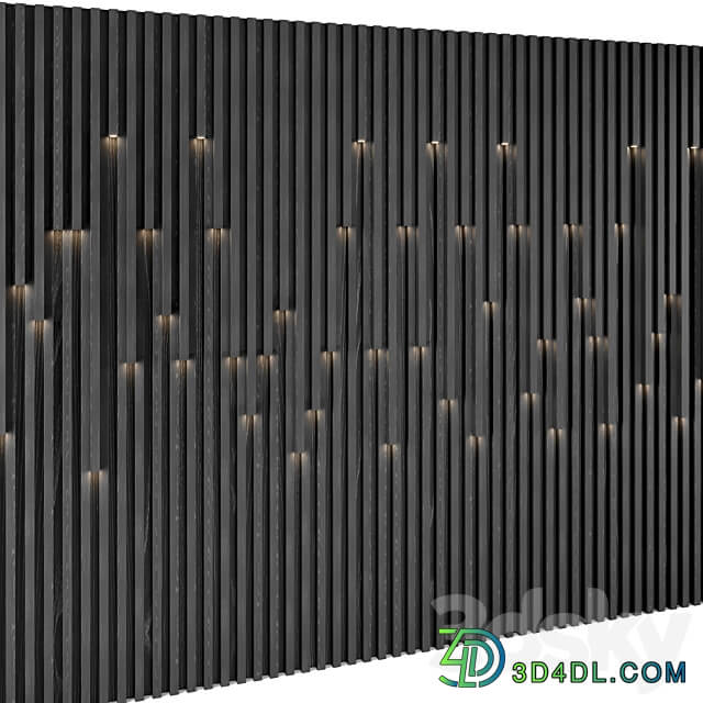 Wall panel set 2 3D Models