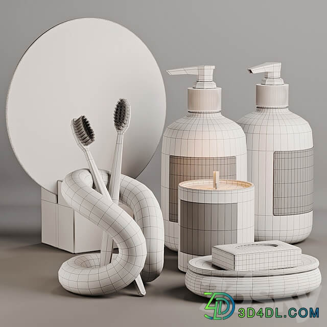 Bathroom decor 3D Models