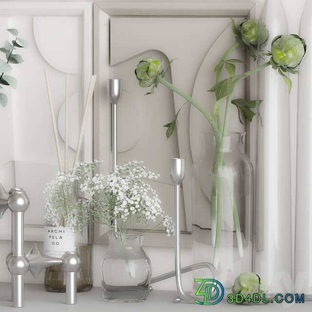 Decorative set 41 3D Models