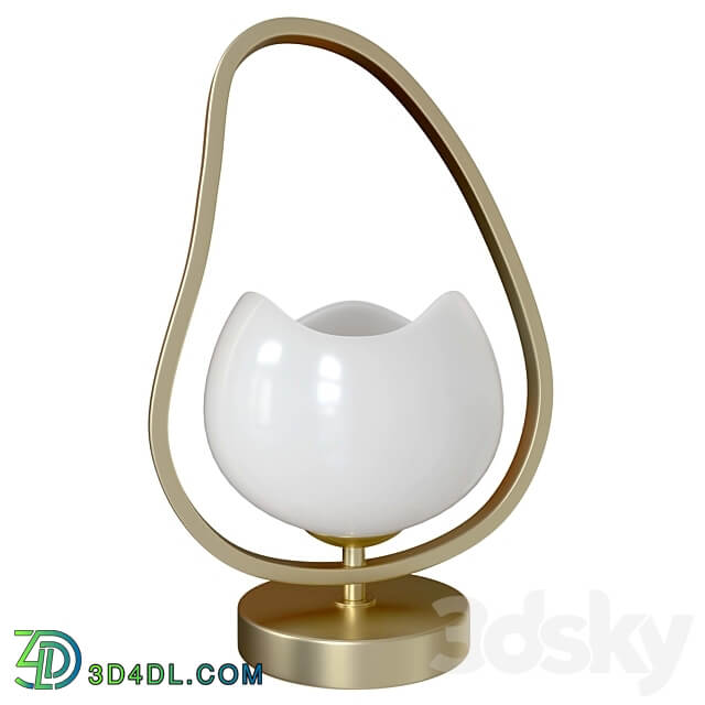Interior table lamp with switch Waterlily 4873 1T 3D Models