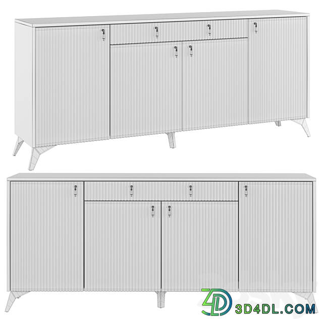 Chest of drawers Creative Sideboard Chest of drawer 3D Models