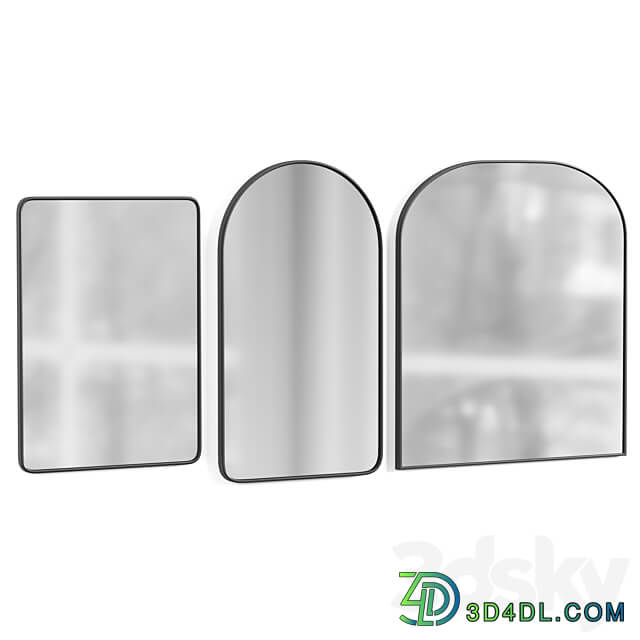 Arched Metal Framed 3D Models