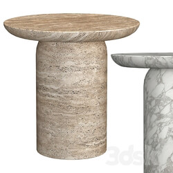 CUPOLA CARVED ROUND SIDE TABLE 3D Models 