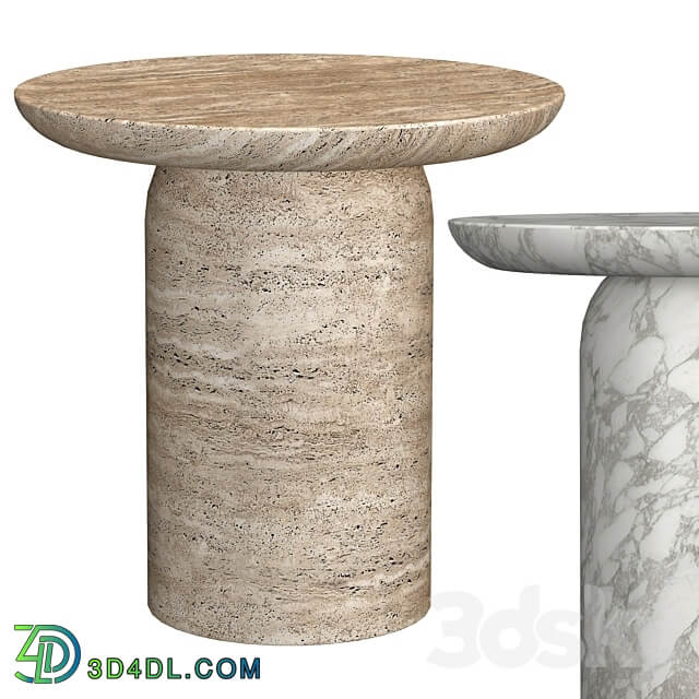 CUPOLA CARVED ROUND SIDE TABLE 3D Models