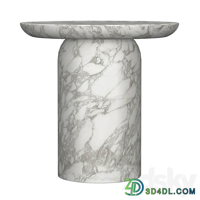 CUPOLA CARVED ROUND SIDE TABLE 3D Models