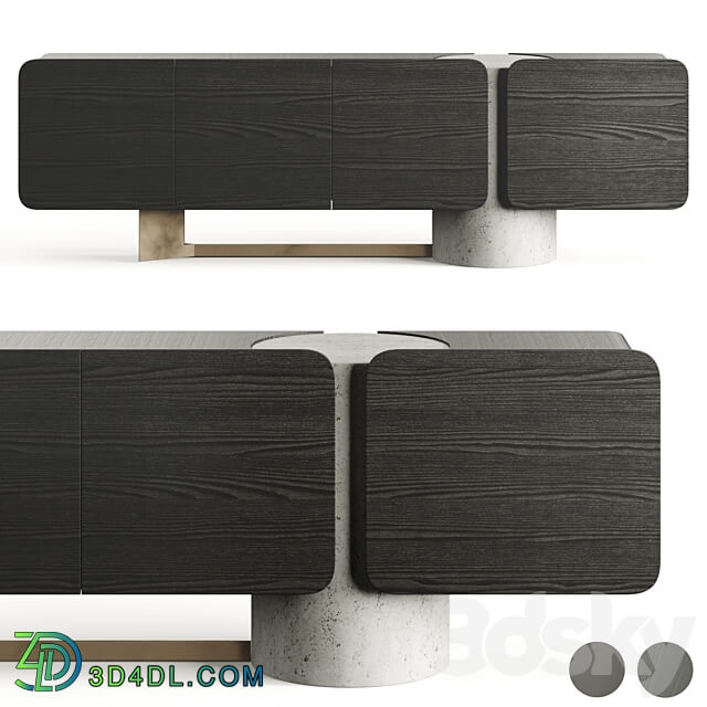 Enne Titano Sideboard By Maurizio Manzoni Sideboard Chest of drawer 3D Models