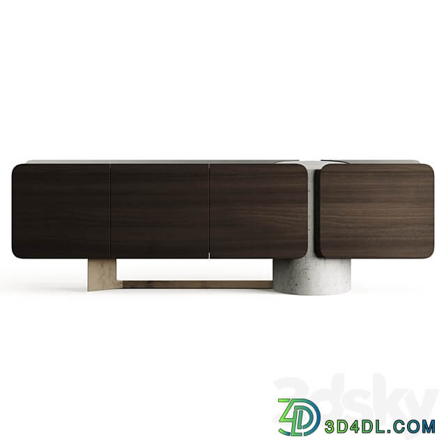 Enne Titano Sideboard By Maurizio Manzoni Sideboard Chest of drawer 3D Models