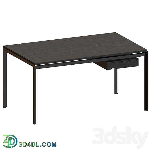 PK52a Student Desk 3D Models