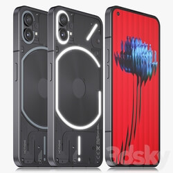 Nothing Phone 1 black 3D Models 