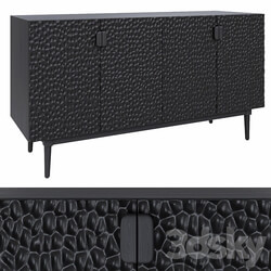 Tribalt La Redoute solid mango sideboard Sideboard Chest of drawer 3D Models 