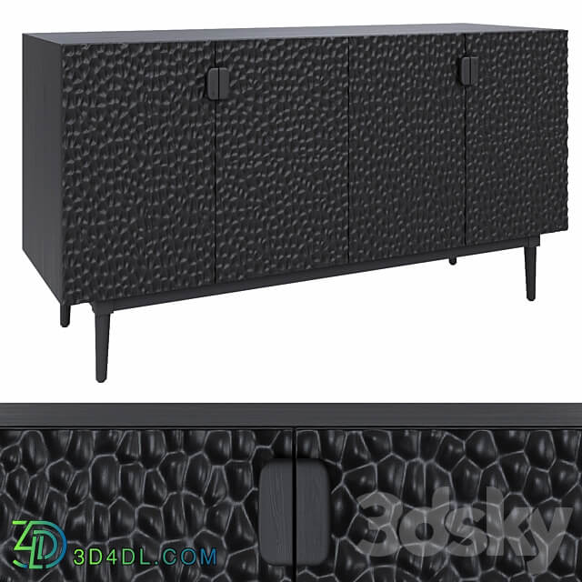 Tribalt La Redoute solid mango sideboard Sideboard Chest of drawer 3D Models