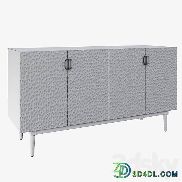 Tribalt La Redoute solid mango sideboard Sideboard Chest of drawer 3D Models