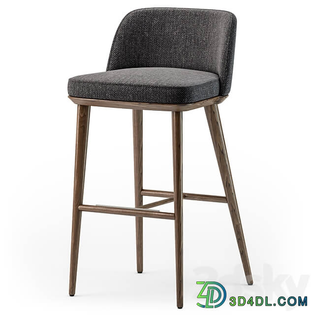 Calligaris Foyer stool set 02 3D Models