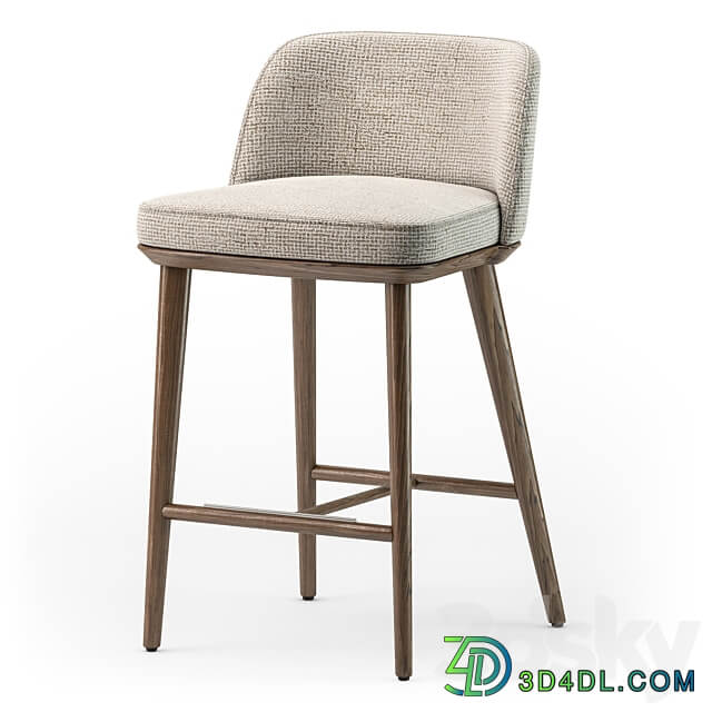 Calligaris Foyer stool set 02 3D Models