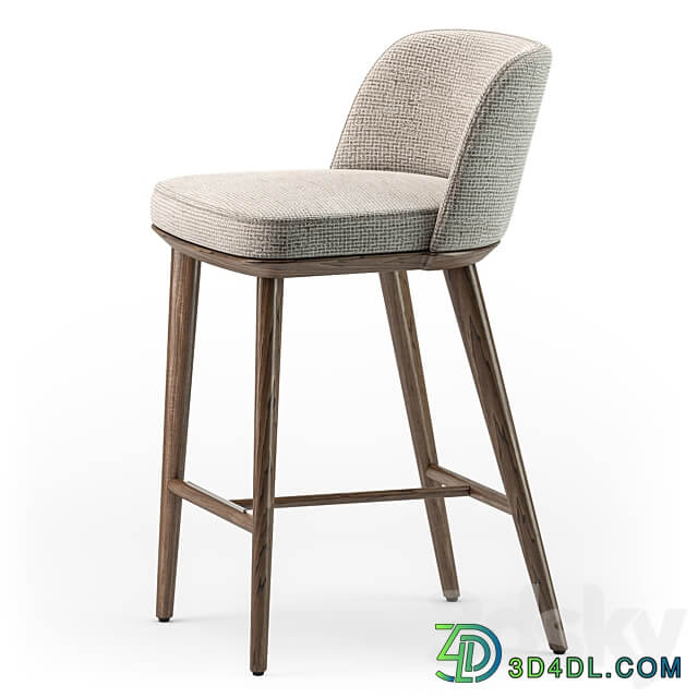 Calligaris Foyer stool set 02 3D Models