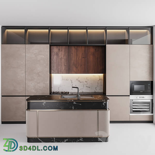 kitchen luxory Kitchen 3D Models